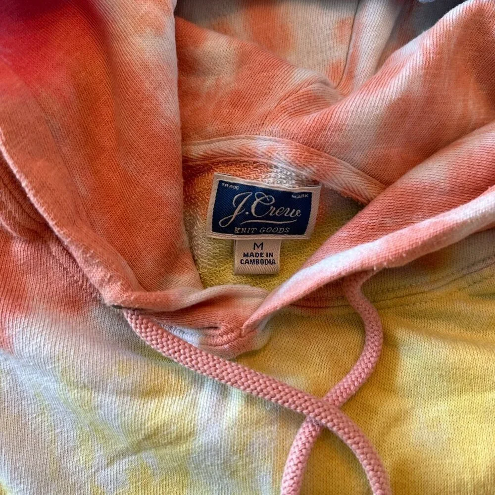 JCrew Tie Die Hoodie Sweatshirt
